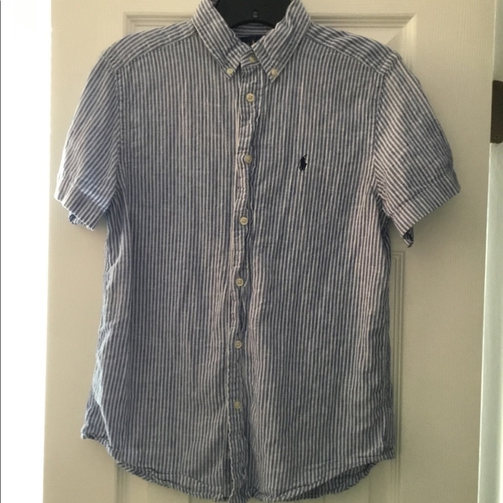 STRIPED RALPH LAUREN TOP (14-16)
